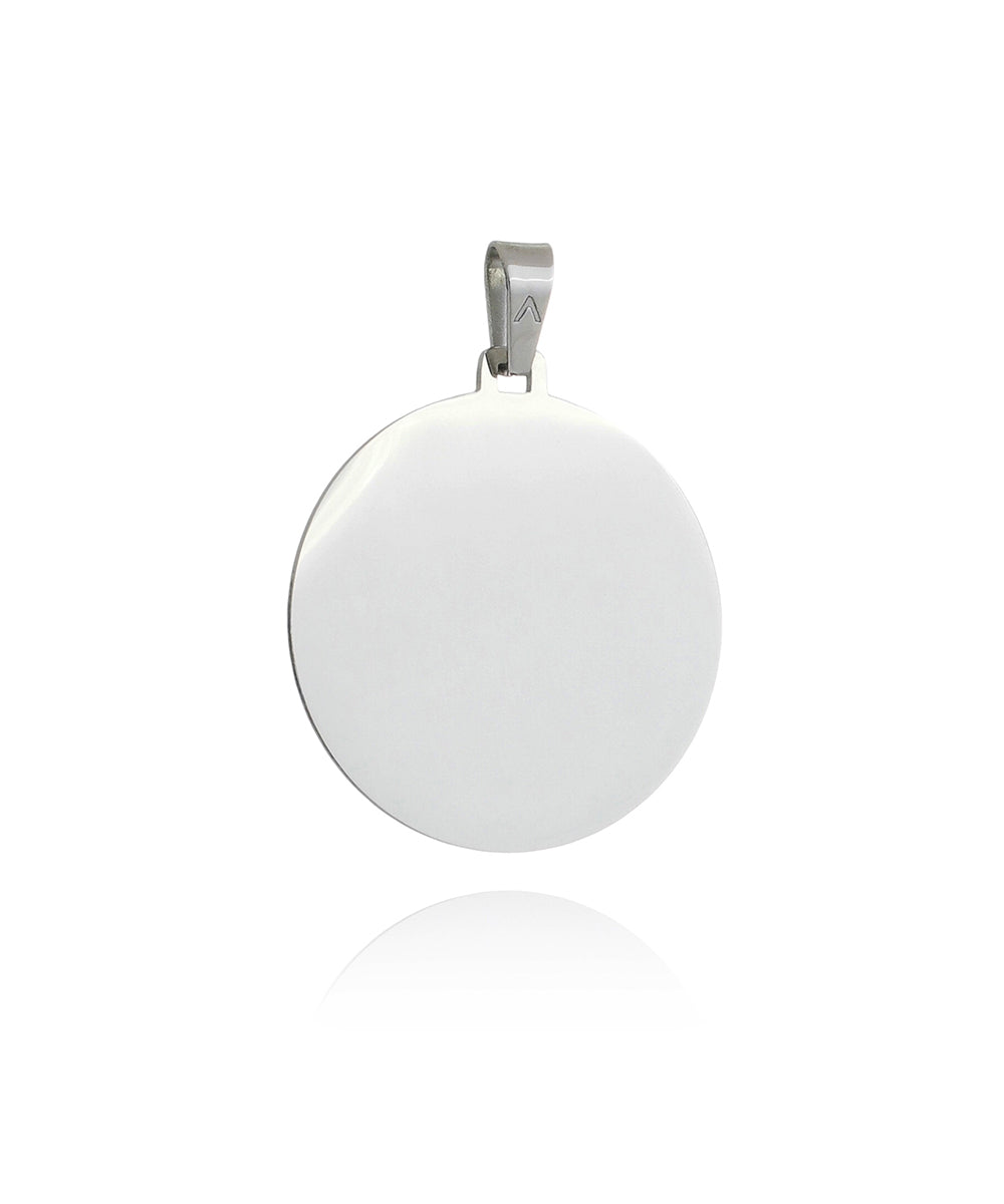 Colgante Personalizable Basic Acero 1 mm L Redondo