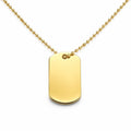 Collar personalizable con placa militar
