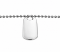 Collar personalizable con placa militar