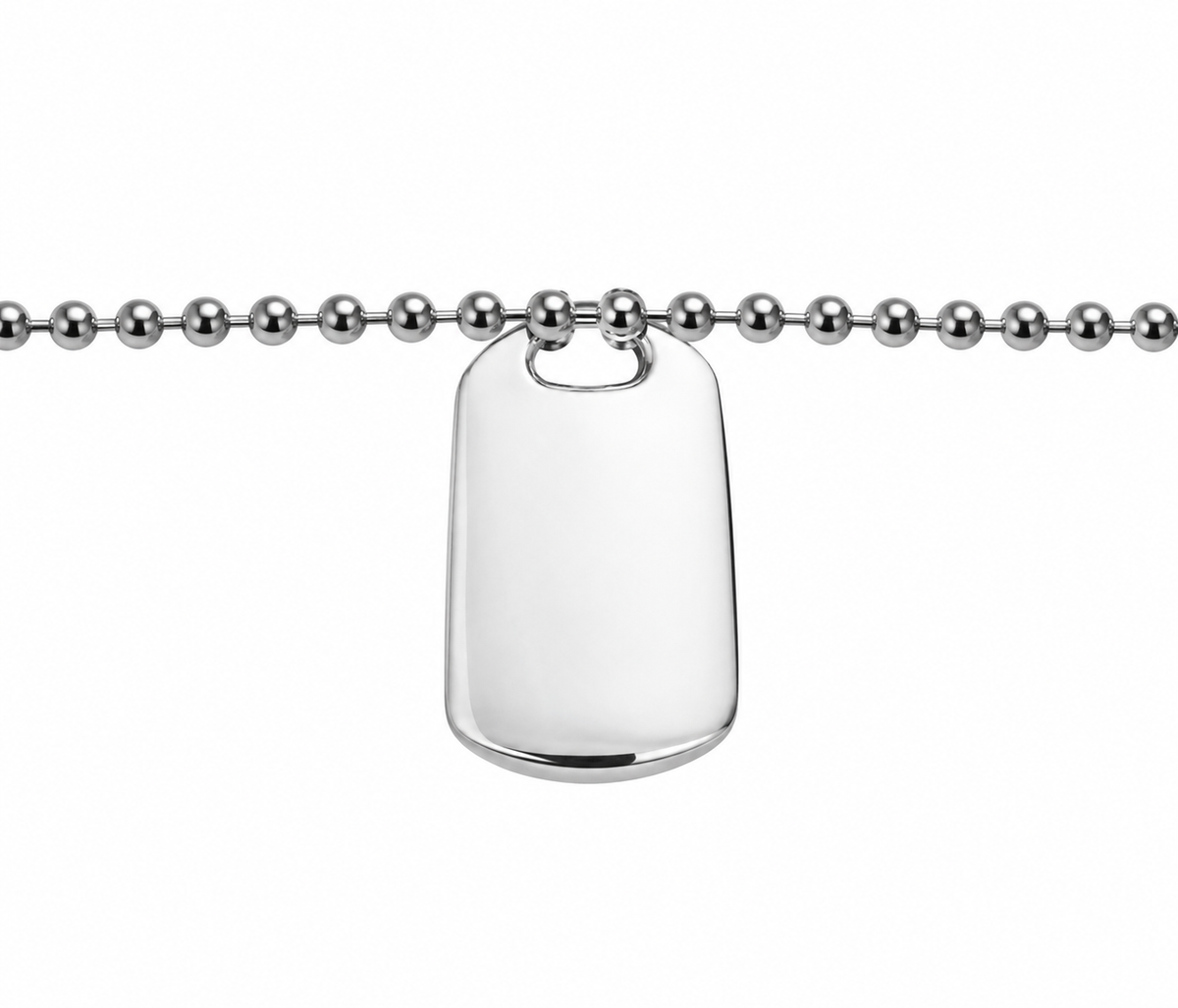 Collar personalizable con placa militar