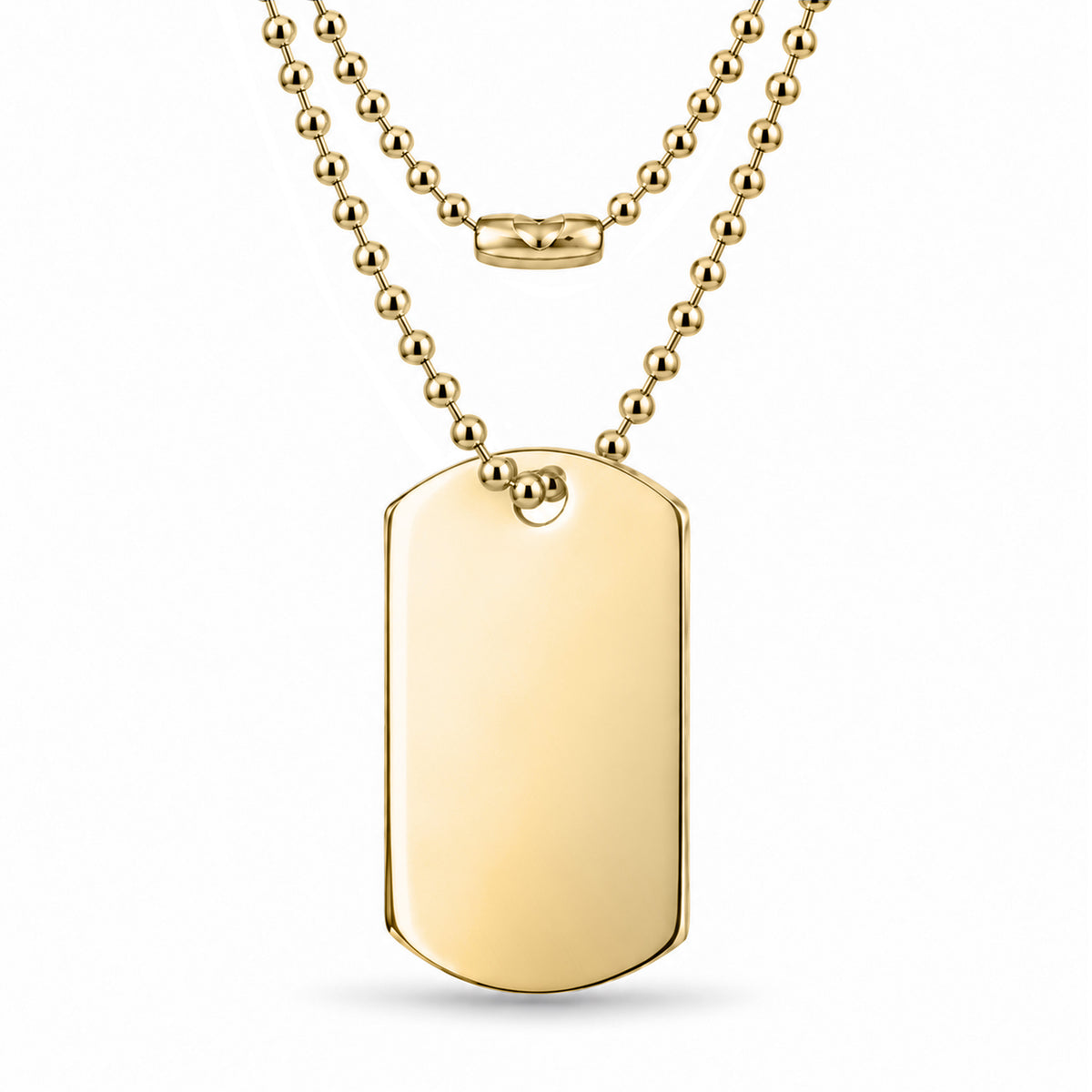 Collar personalizable mate, con placa militar