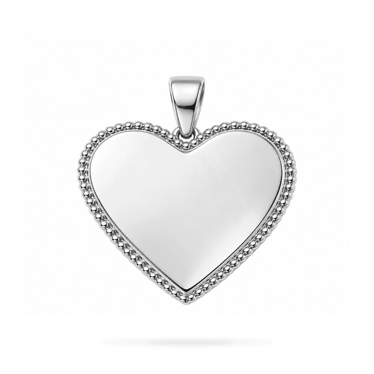 Dije personalizable de corazón