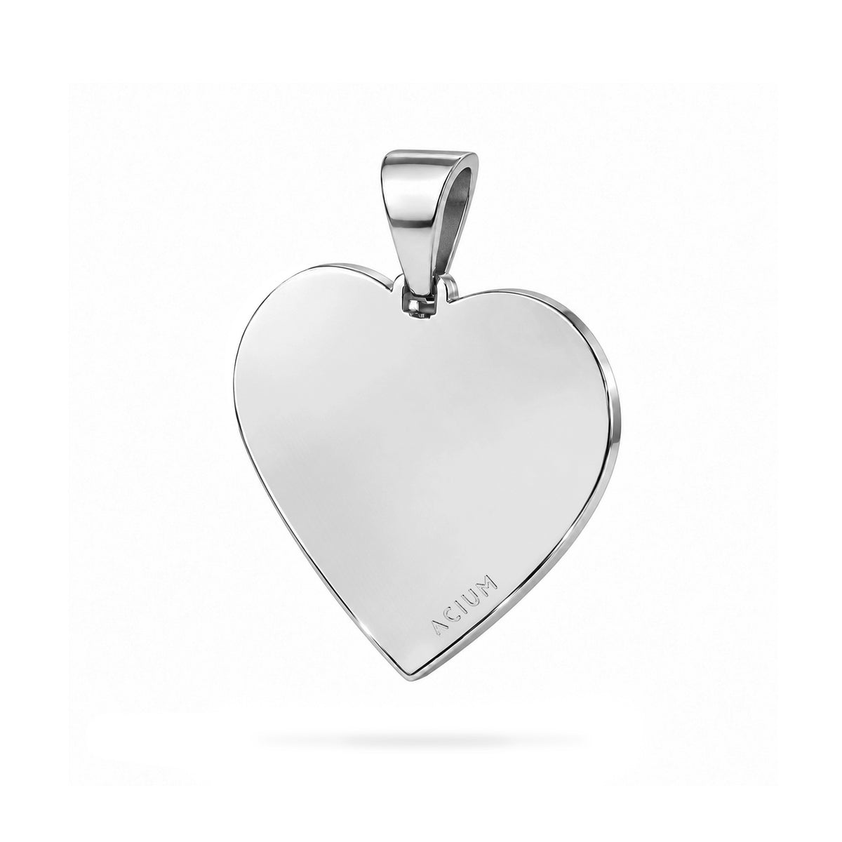 Dije personalizable de corazón
