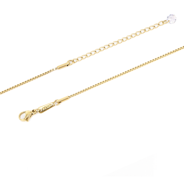 Cadena veneciana, con revestimiento en oro