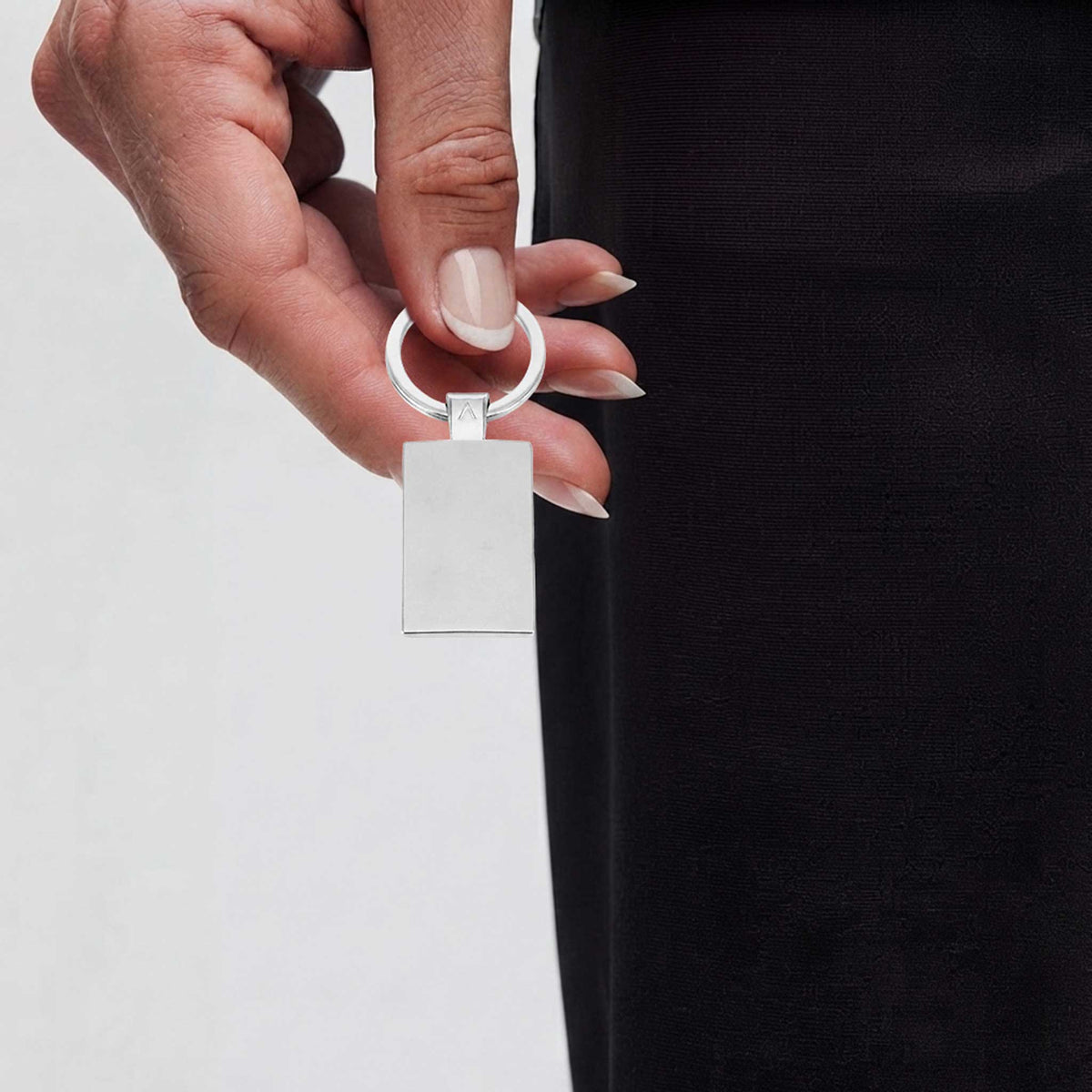 Llavero rectangular personalizable