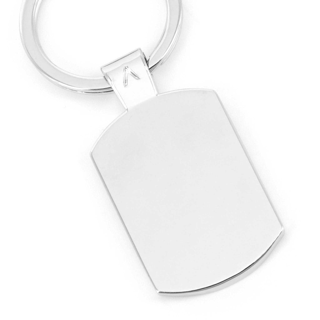 Llavero rectangular estilo militar personalizable