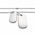 Collar personalizable con doble placa