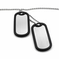 Collar personalizable con doble placa