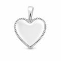 Dije personalizable de corazón