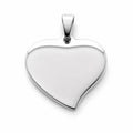 Dije personalizable de corazón estilizado